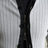 プレーティングリブジャカードニットジップブルゾン | NICOLE | 詳細画像10 