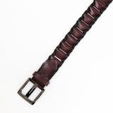 07ボルドー | ピースメッシュレザーベルト | NICOLE