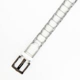 09ホワイト | ピースメッシュレザーベルト | NICOLE