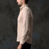 カラーコーティングスタンドカラーシャツ | NICOLE | 詳細画像6 