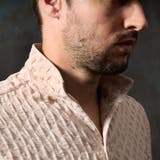 カラーコーティングスタンドカラーシャツ | NICOLE | 詳細画像8 