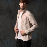 19ライトグレー | カラーコーティングスタンドカラーシャツ | NICOLE