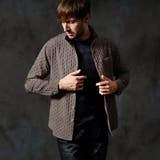 49ブラック | カラーコーティングスタンドカラーシャツ | NICOLE