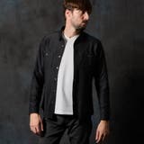 49ブラック | ショートレギュラーカラーシャツブルゾン | NICOLE