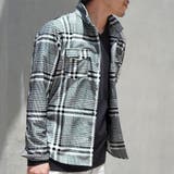 フロッキープリントスタンドカラーシャツ | NICOLE | 詳細画像21 