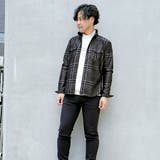 フロッキープリントスタンドカラーシャツ | NICOLE | 詳細画像23 