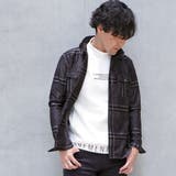 フロッキープリントスタンドカラーシャツ | NICOLE | 詳細画像24 