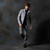 フロッキープリントスタンドカラーシャツ | NICOLE | 詳細画像3 