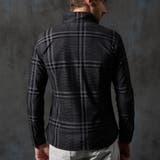 フロッキープリントスタンドカラーシャツ | NICOLE | 詳細画像8 