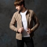 13ブラウン | ウールライクショートレギュラーカラーシャツ | NICOLE