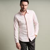 08ピンク | BIGバーク柄ジャカードシャツ | NICOLE