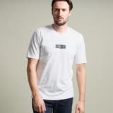 09ホワイト | シルケットVネック半袖Ｔシャツ | NICOLE