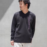 ジェルプリントVネック長袖プルオーバー | NICOLE | 詳細画像18 