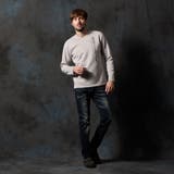 ジェルプリントVネック長袖プルオーバー | NICOLE | 詳細画像3 