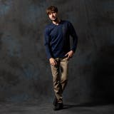 ジェルプリントVネック長袖プルオーバー | NICOLE | 詳細画像6 