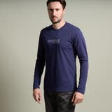 60ブルー | シルケットクルーネック長袖Ｔシャツ | NICOLE