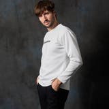 09ホワイト | 【WEB限定】メタルジェルプリントVネックプルオーバー | NICOLE