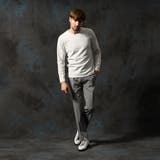 バイヤスジャカードクルーネック長袖プルオーバー | NICOLE | 詳細画像2 