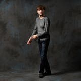 バイヤスジャカードクルーネック長袖プルオーバー | NICOLE | 詳細画像3 