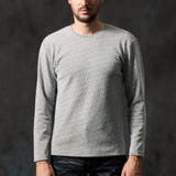 バイヤスジャカードクルーネック長袖プルオーバー | NICOLE | 詳細画像6 