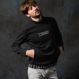 49ブラック | ロゴダンボールモックネックプルオーバー | NICOLE