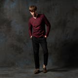 ブリスターチェックＶネックプルオーバー | NICOLE | 詳細画像2 