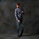 ブリスターチェックＶネックプルオーバー | NICOLE | 詳細画像5 