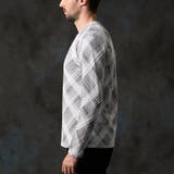 ブリスターチェックＶネックプルオーバー | NICOLE | 詳細画像9 