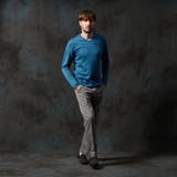 ゼブラ風ブリスタ-ジャカードＶネックプルオーバー | NICOLE | 詳細画像4 