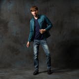 メランジダブルフェイスジップアップブルゾン | NICOLE | 詳細画像4 