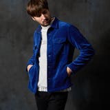 60ブルー | モールラッセルジャカードブルゾン | NICOLE