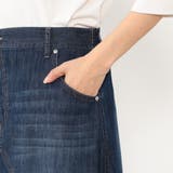 ウエストバックゴムランダム切り替えデニムフレアスカート | NICOLE | 詳細画像8 