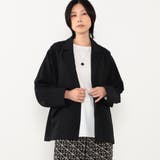 49ブラック | ショート丈トッパー風ジャケット | NICOLE