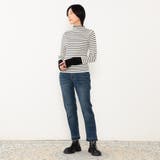 【WALDO】モックネック配色リブニット | NICOLE | 詳細画像5 