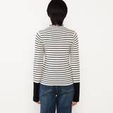【WALDO】モックネック配色リブニット | NICOLE | 詳細画像7 