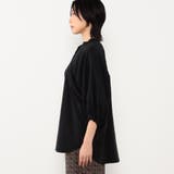 袖ドロスト使い５分袖バンドカラーシャツ | NICOLE | 詳細画像5 