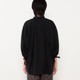 袖ドロスト使い５分袖バンドカラーシャツ | NICOLE | 詳細画像6 