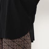 袖ドロスト使い５分袖バンドカラーシャツ | NICOLE | 詳細画像9 