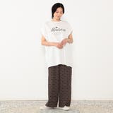 フロントロゴチュニック丈ビッグTシャツ | NICOLE | 詳細画像2 