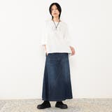 フロント箔ロゴ７分袖Tシャツ | NICOLE | 詳細画像2 