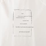フロント箔ロゴ７分袖Tシャツ | NICOLE | 詳細画像9 