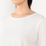 裾切り替え布帛ドッキングロングTシャツ | NICOLE | 詳細画像6