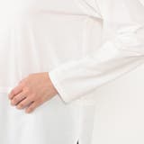 裾切り替え布帛ドッキングロングTシャツ | NICOLE | 詳細画像7