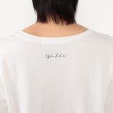裾切り替え布帛ドッキングロングTシャツ | NICOLE | 詳細画像9