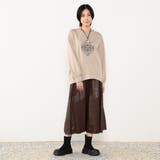 刺繍ロゴ入りダンボールプルオーバー | NICOLE | 詳細画像2 