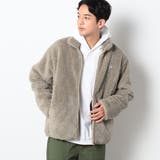 18ベージュ | マイクロフリースボンディングジップブルゾン | NICOLE