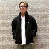 49ブラック | マイクロフリースボンディングジップブルゾン | NICOLE