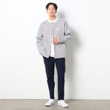 DISCUS(ディスカス）別注インレイ裏シャギーボンディングノーカラーブルゾン | NICOLE | 詳細画像2 