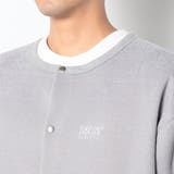 DISCUS(ディスカス）別注インレイ裏シャギーボンディングノーカラーブルゾン | NICOLE | 詳細画像6 