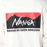 NANGA(ナンガ)別注バックプリントドローコードロングスリーブTシャツ | NICOLE | 詳細画像12 